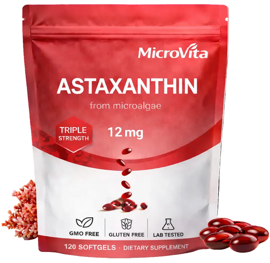 MicroVita Natural Astaxanthin (12mg)